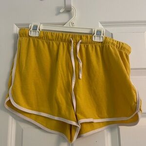 Yellow shorts